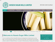 Tablet Screenshot of huseinsugarmills.com